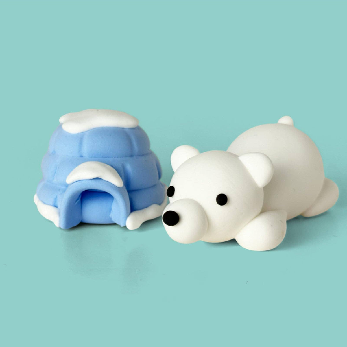 Polar Bear Clay Crafting Kit Default Claymoo Lil Tulips