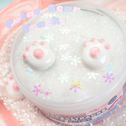 Polar Bear Tracks Cloud Slime Kawaii Slime Company Lil Tulips