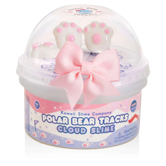 Polar Bear Tracks Cloud Slime Kawaii Slime Company Lil Tulips