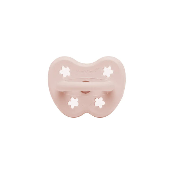 Powder Pink Pacifier Newborn 0+ Months Single Pack - Orthodontic - Single-Pack Hevea Lil Tulips