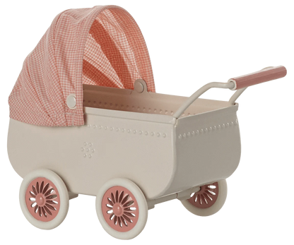 Pram, Mouse - Coral Maileg Lil Tulips