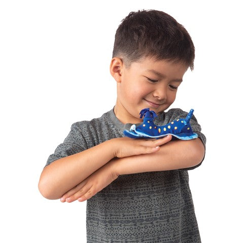 Mini Nudibranch, Blue Finger Puppet