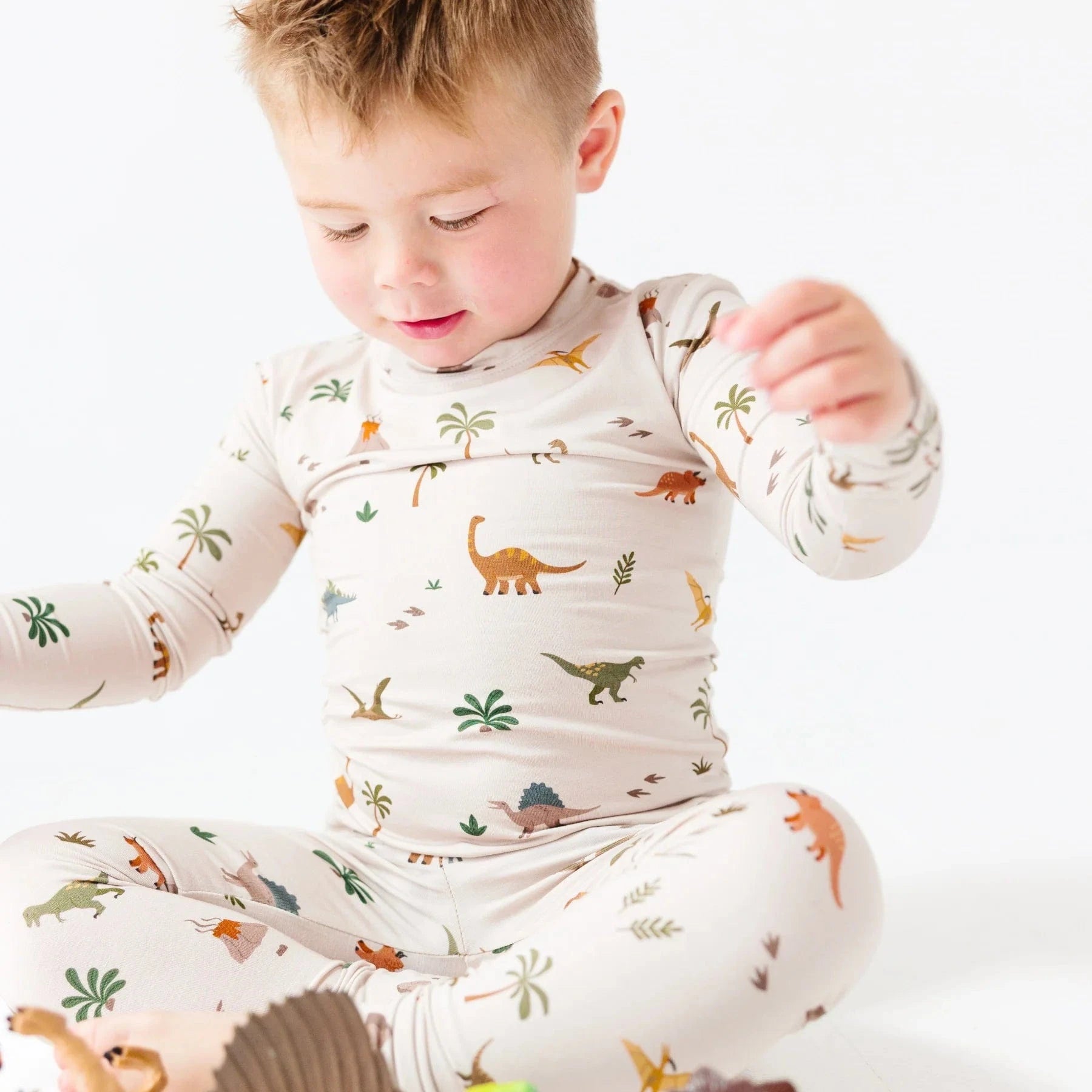Prehistoric Dinosaurs Two-Piece Set Brave Little Ones Lil Tulips