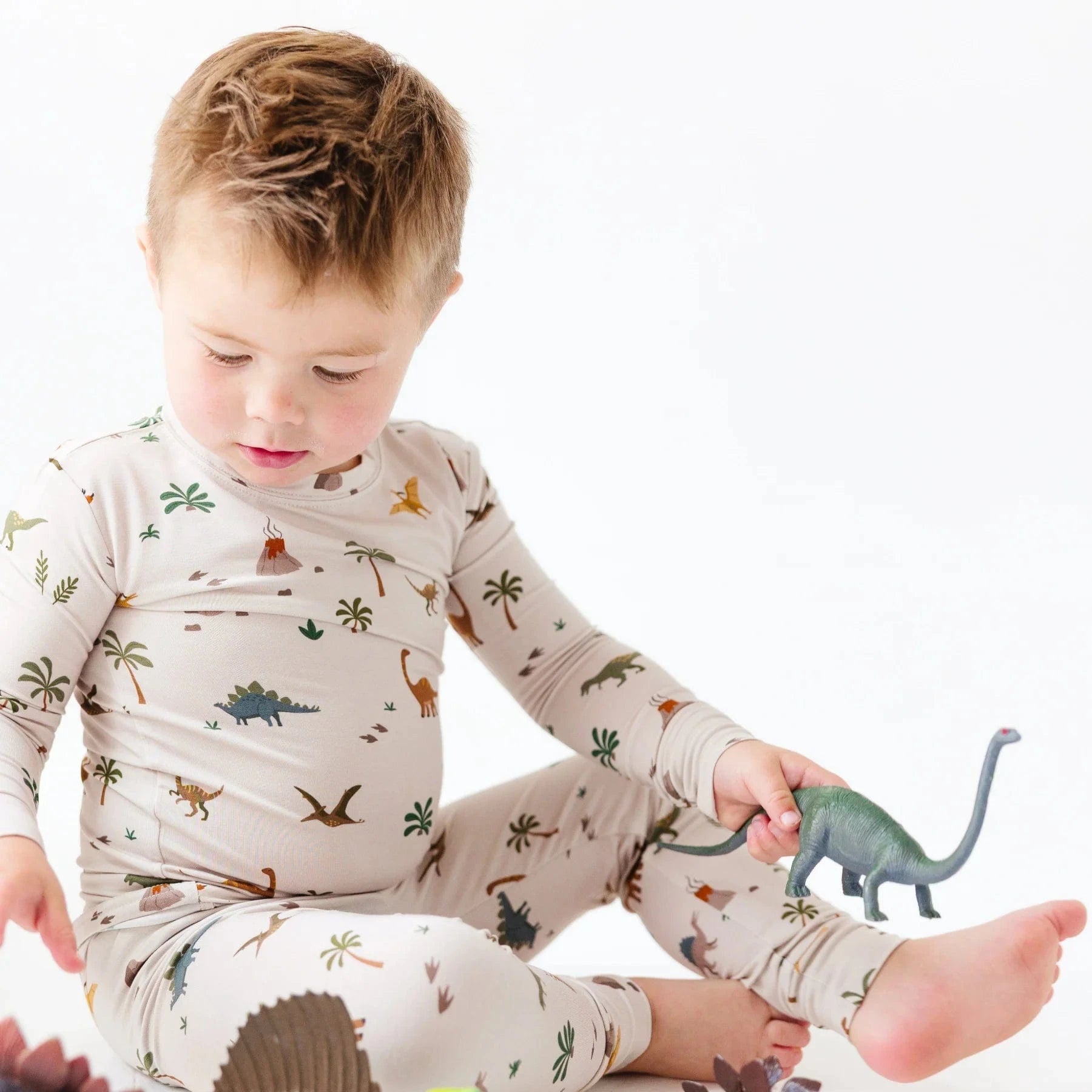 Prehistoric Dinosaurs Two-Piece Set Brave Little Ones Lil Tulips