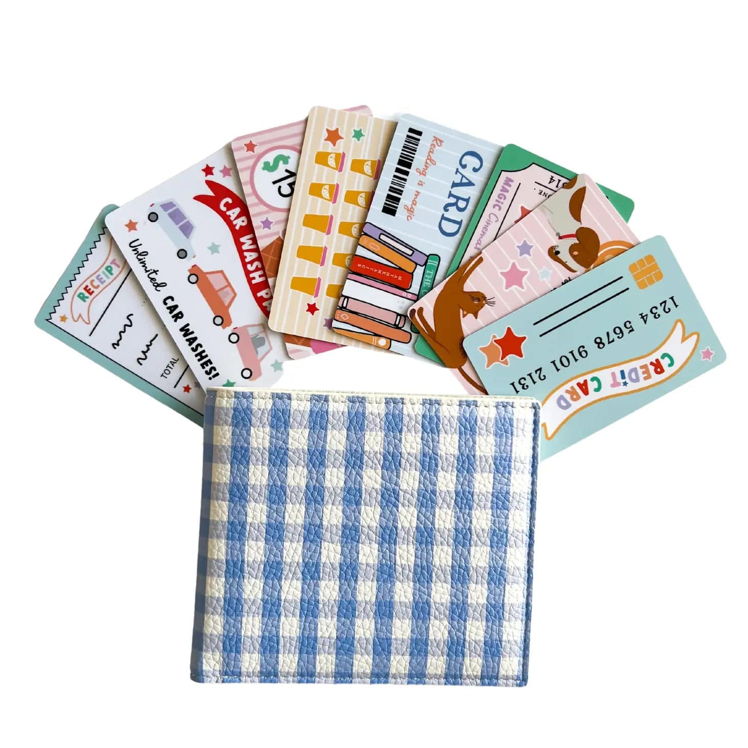 Pretend Play Wallet + Credit Card Set Magicplaybook Lil Tulips