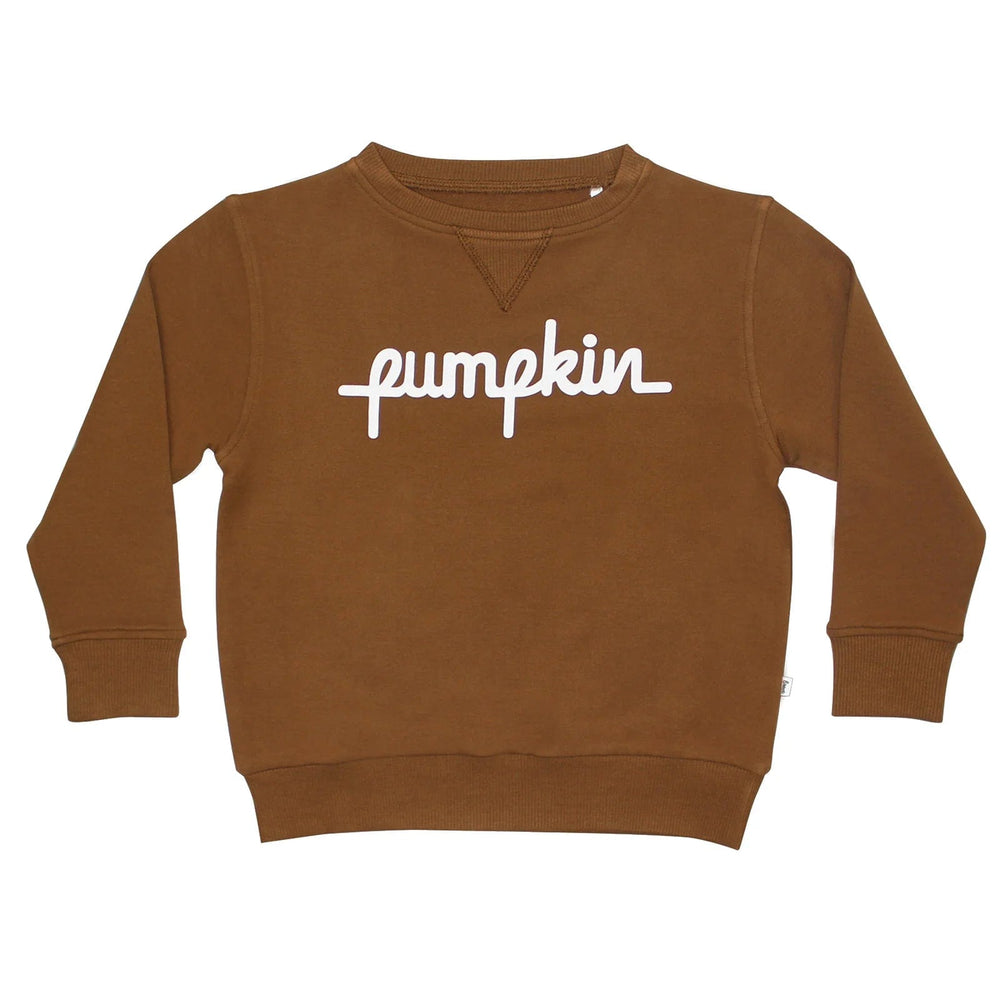 Pumpkin French Terry Pullover Brave Little Ones Lil Tulips