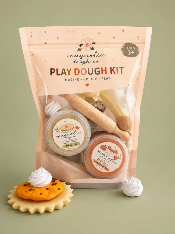 Pumpkin Pie Sensory Play Kit Magnolia Dough Lil Tulips