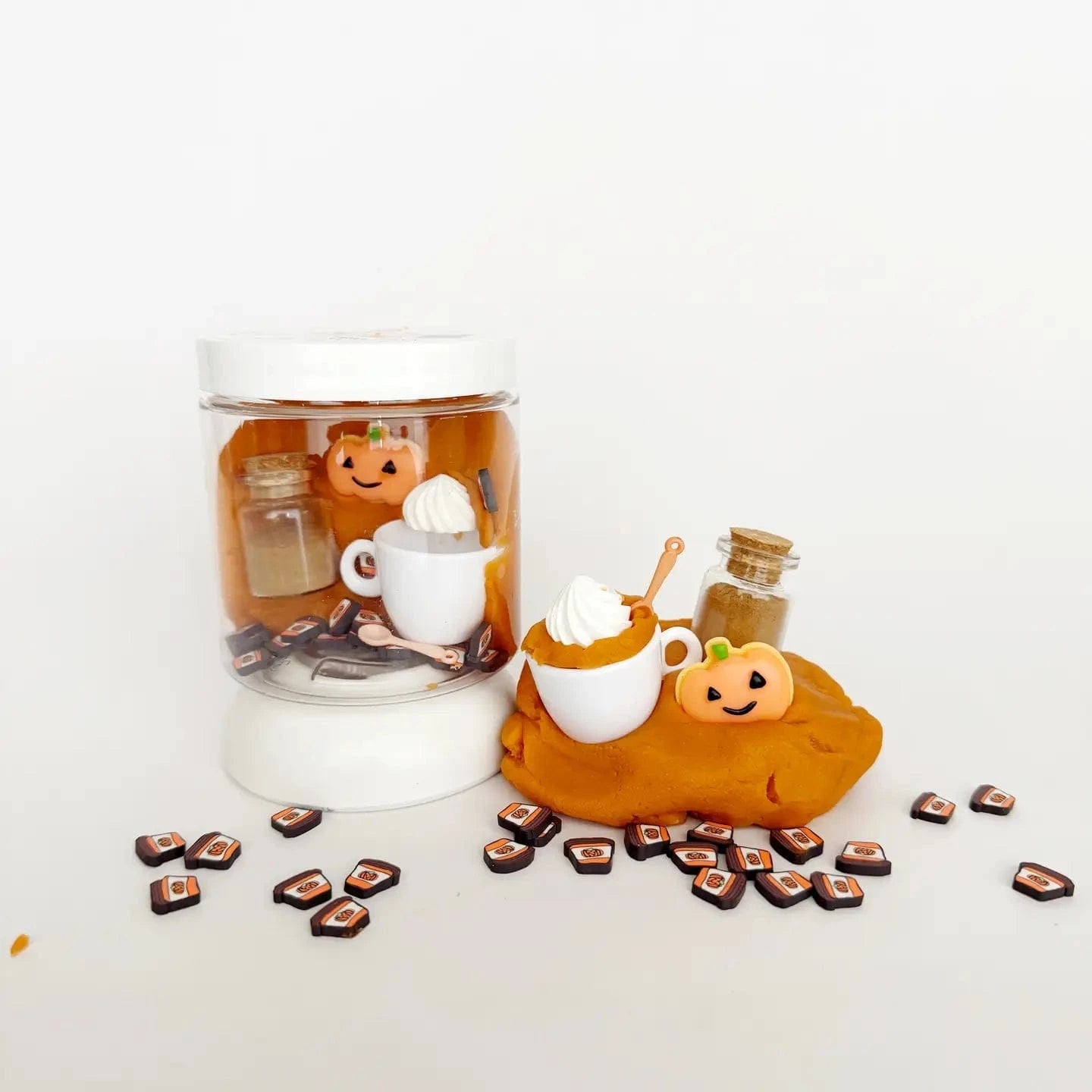 Pumpkin Spice Latte Mini Dough-To-Go Earth Grown KidDoughs Lil Tulips