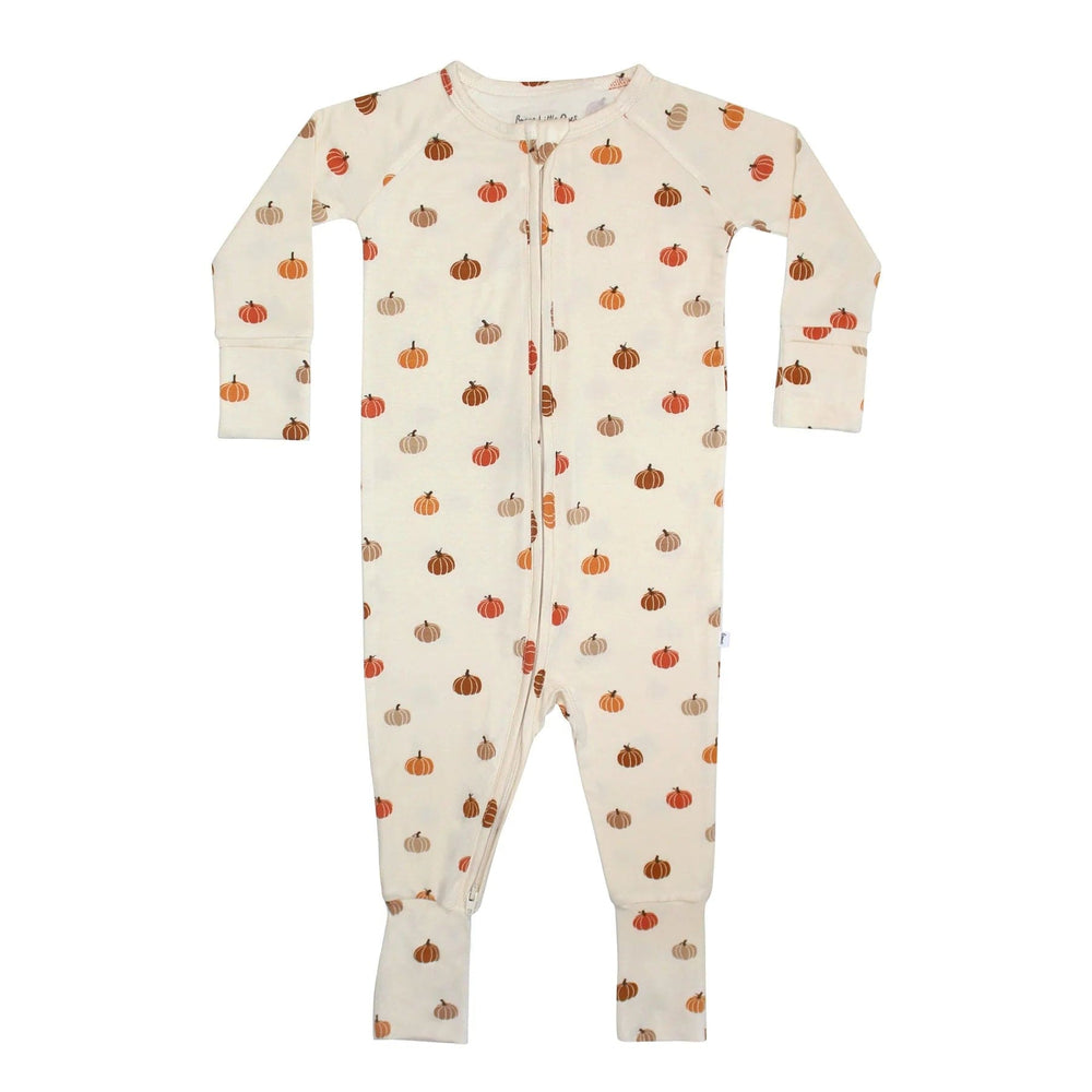 Pumpkins Zip Romper Brave Little Ones Lil Tulips