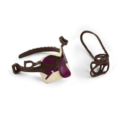 Pura Raza Espanola Stallion with Saddle and Bridle Schleich Lil Tulips