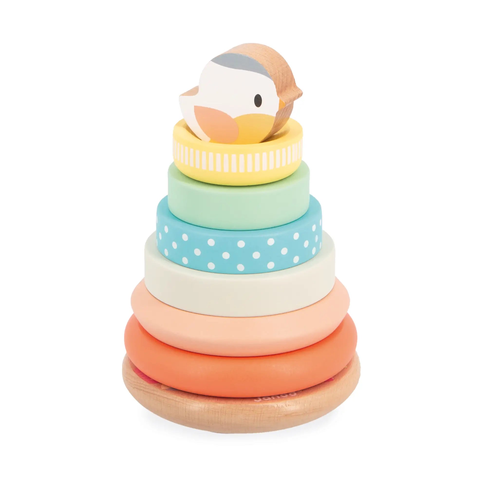 Pure Birds Nest Stacker & Rocker Janod Lil Tulips