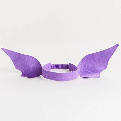 Purple Dragon Ears Headband Sarah's Silks Lil Tulips