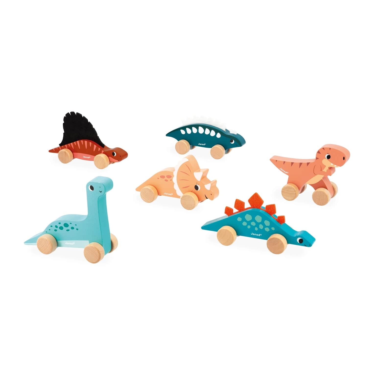Push-Along Dino Assortment Janod Lil Tulips
