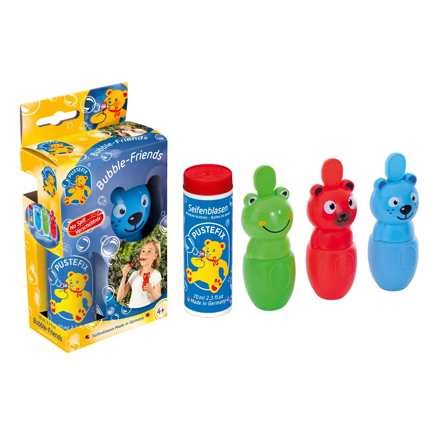 Pustefix Bubble Friends - Red Bear Pustefix Lil Tulips