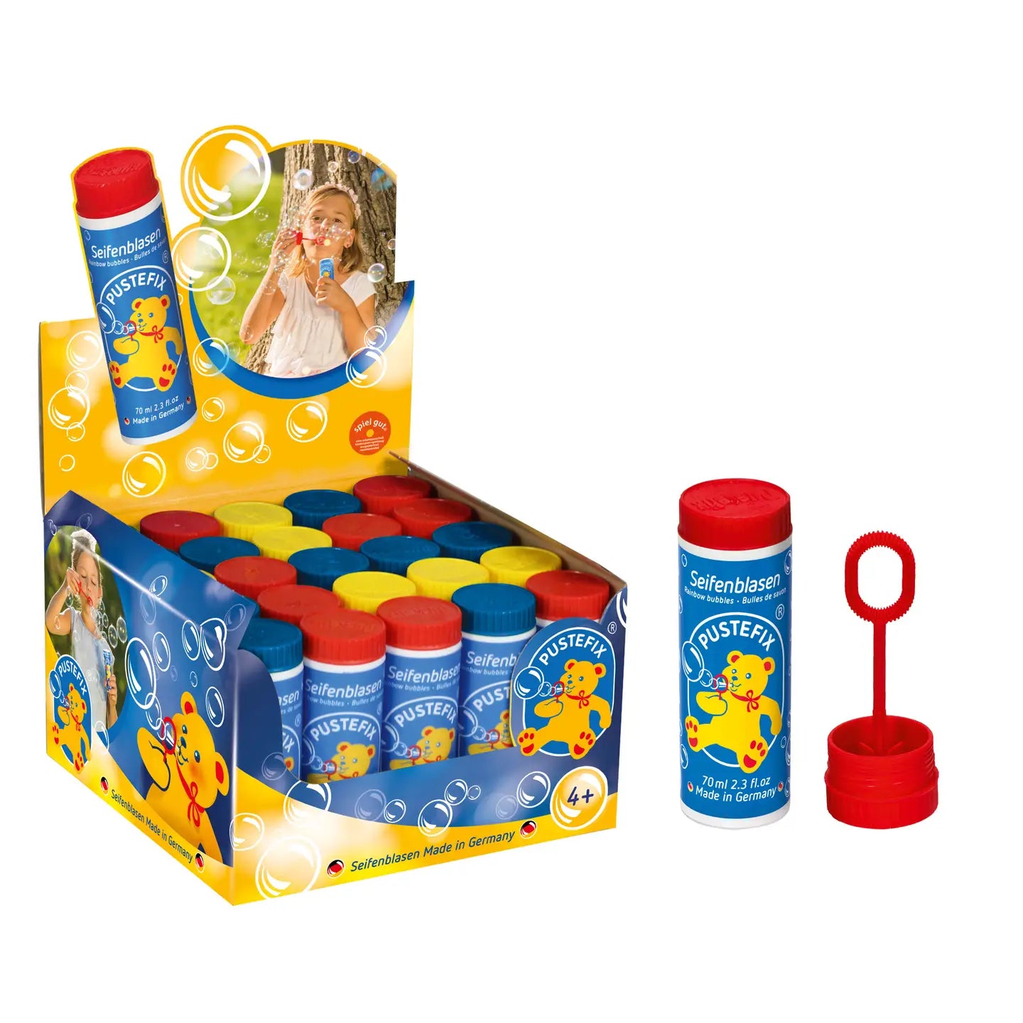 Pustefix Bubble Tube with Wand - 2.3 oz Pustefix Lil Tulips