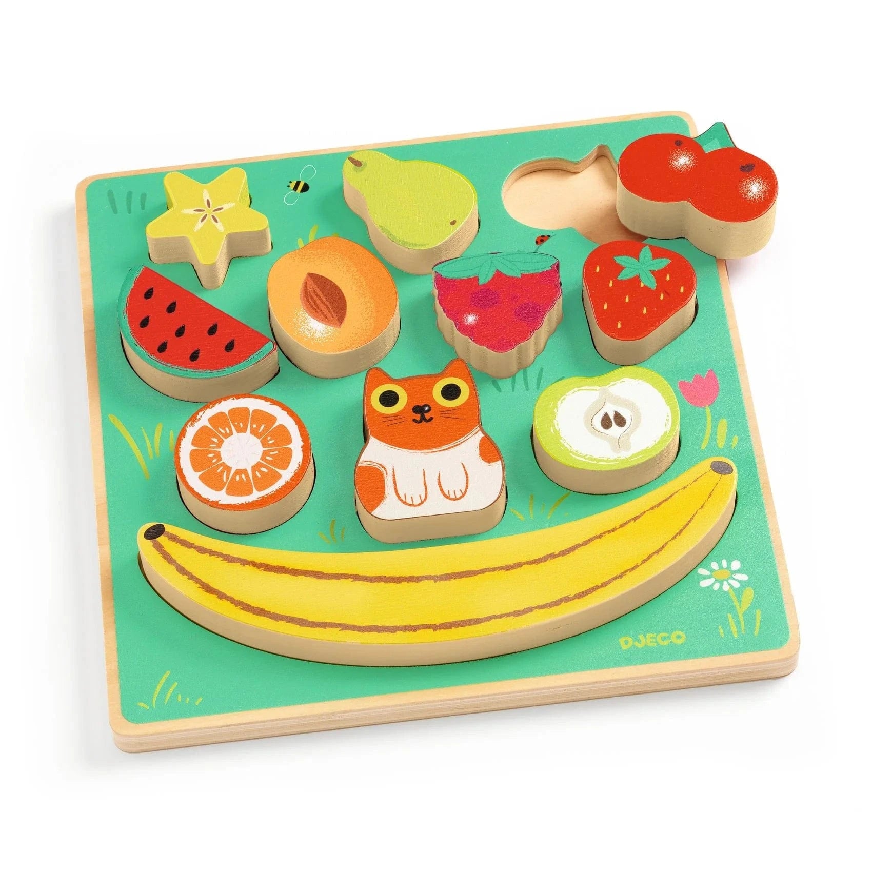 Puzz & Boom Happy Wooden Puzzle Djeco Lil Tulips