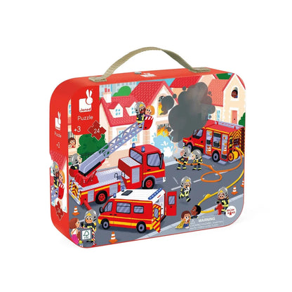 Puzzle - Fireman - 24 Pcs Janod Lil Tulips