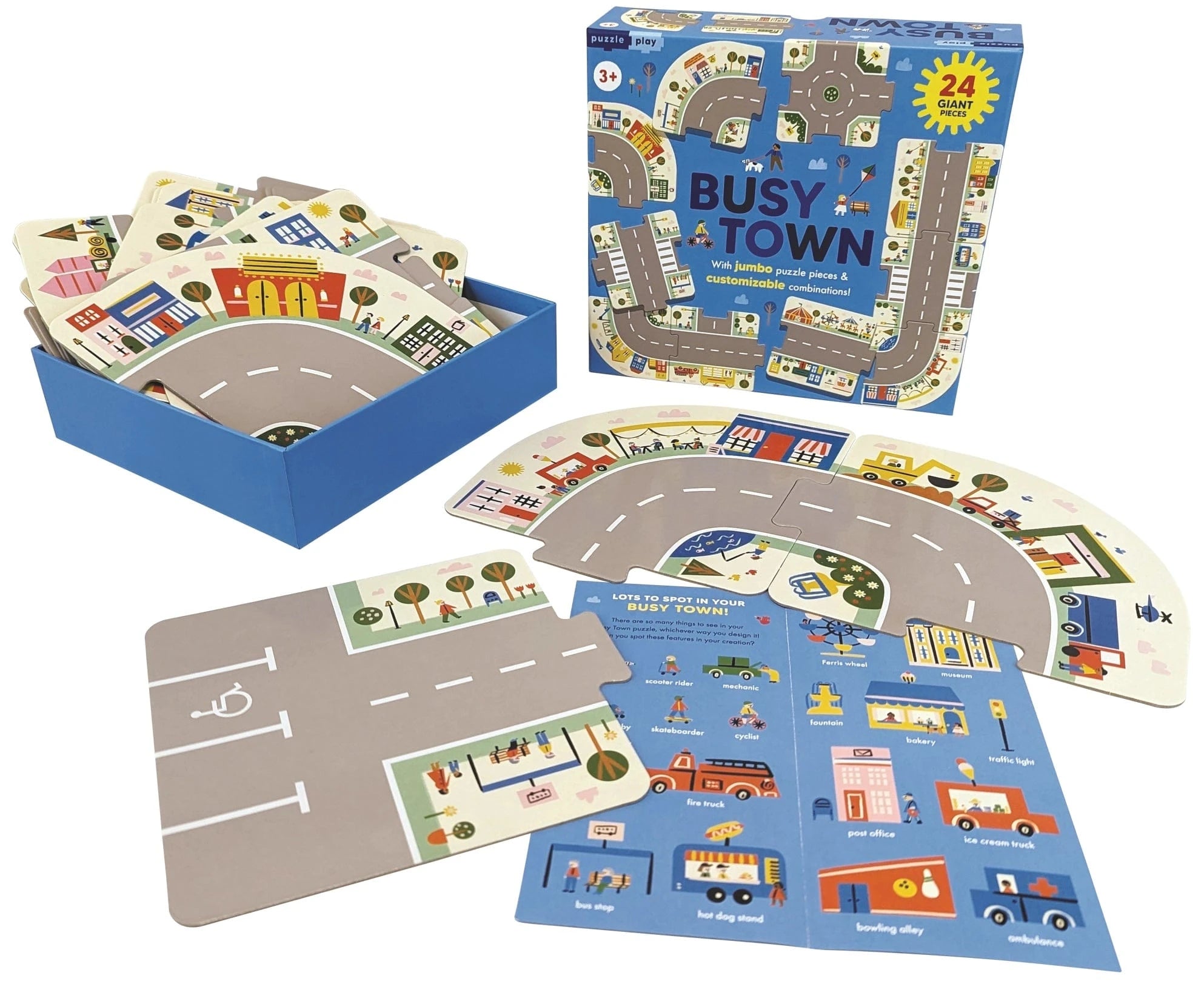 Puzzle Play, Busy Town EDC Publishing Lil Tulips