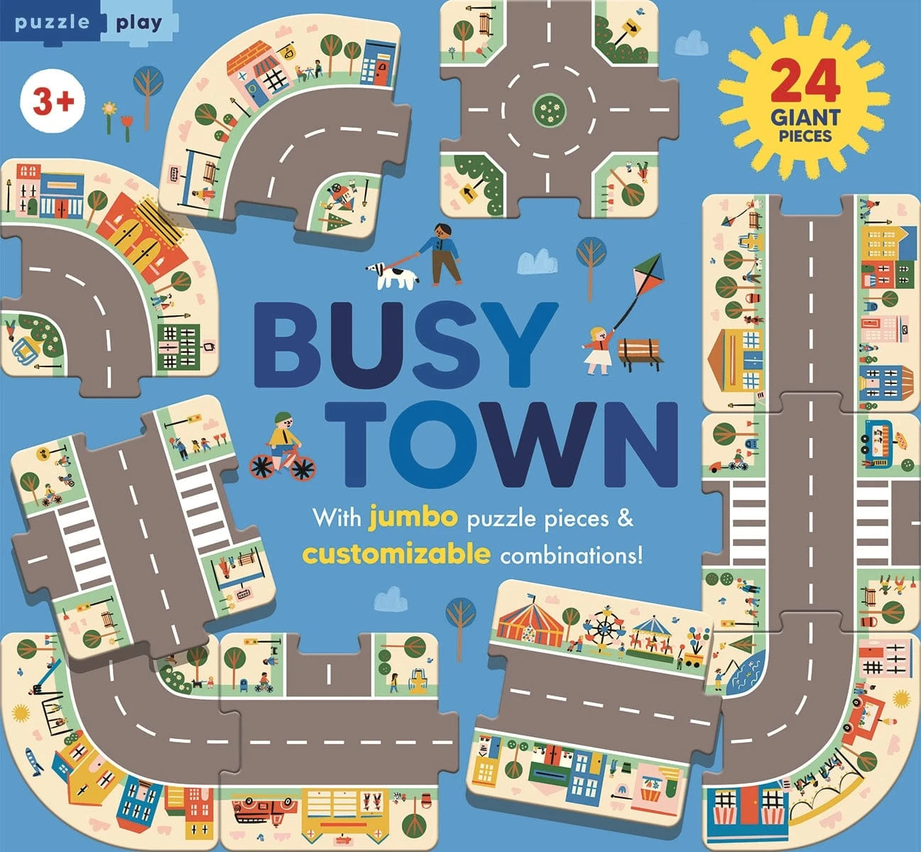 Puzzle Play, Busy Town EDC Publishing Lil Tulips