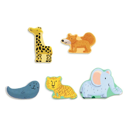 Puzzlo Animo Wooden Puzzle Djeco Lil Tulips