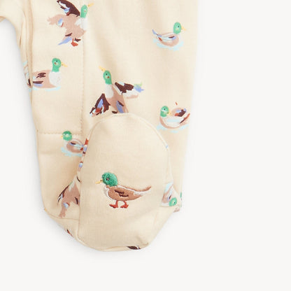 Quack Me Up Organic Cotton Footie Magnetic Me Lil Tulips