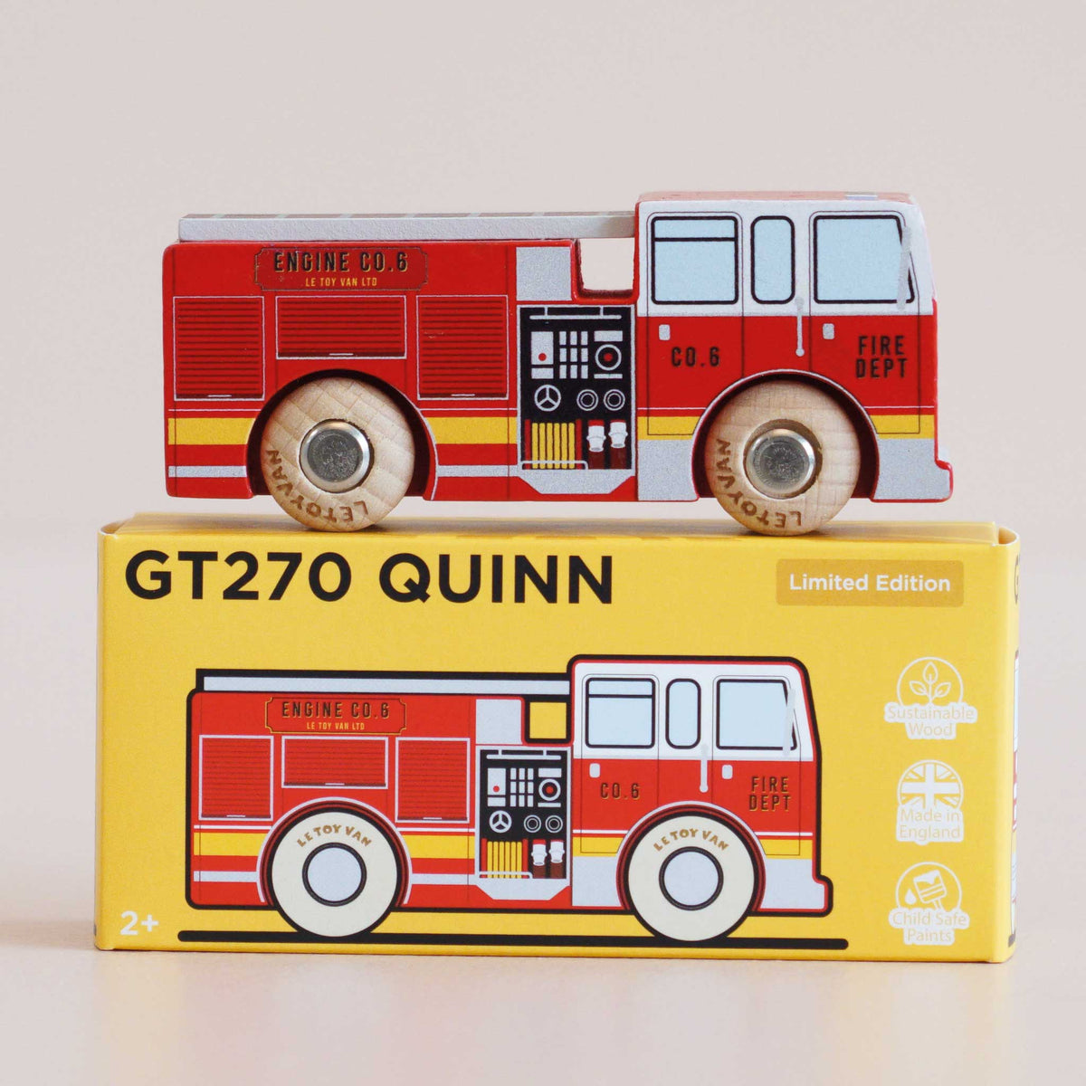 Quinn Wooden Vehicle (GT270) Le Toy Van Lil Tulips
