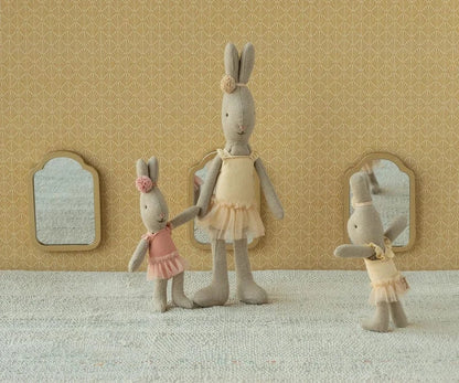 Rabbit, Micro - Ballet Suit and Skirt - Rose Maileg Lil Tulips