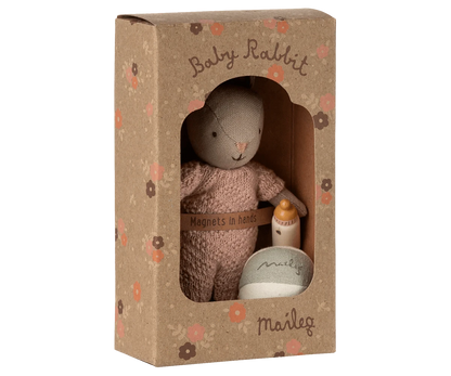 Rabbit set, Micro - Sand - Rose Maileg Lil Tulips