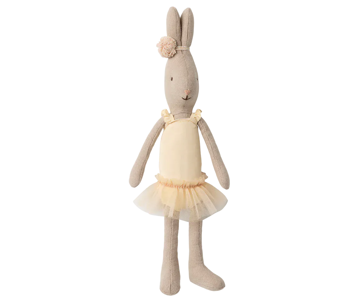 Rabbit size 1 - Ballet suit and skirt cream Maileg Lil Tulips