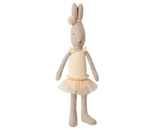 Rabbit size 1 - Ballet suit and skirt cream Maileg Lil Tulips