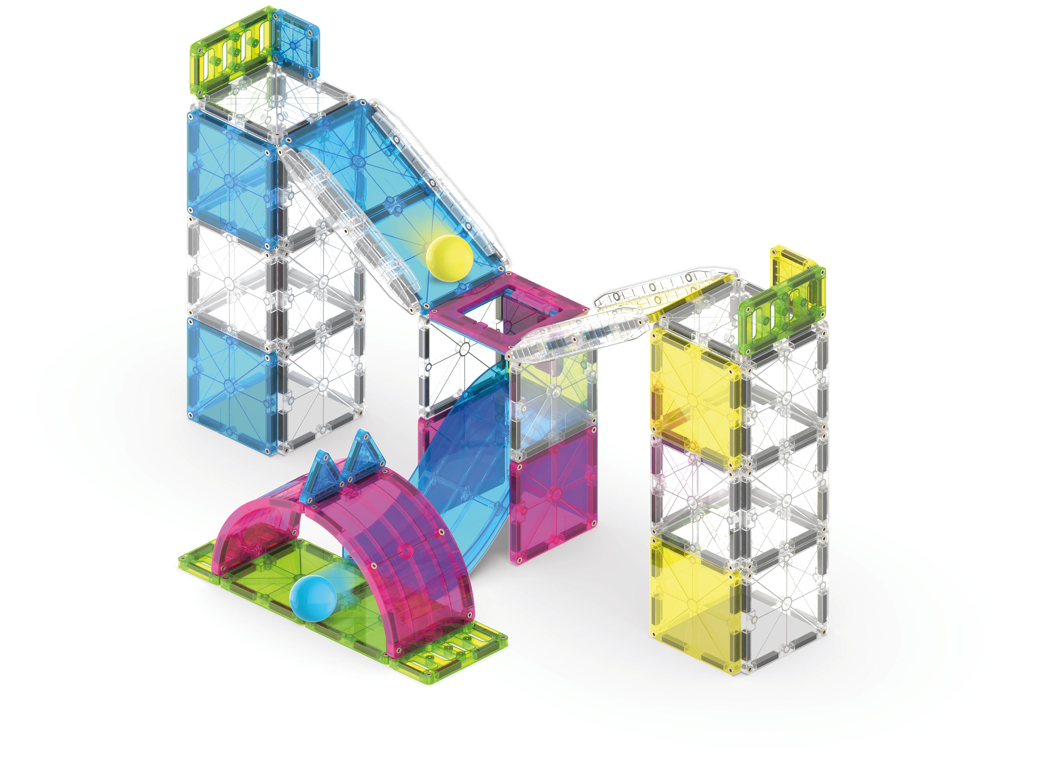 Rail Racers Max 80 Piece Set | Magna-Tiles