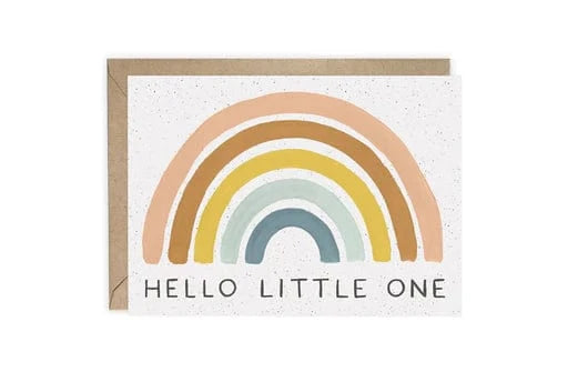 Rainbow Baby Card LoveLight Paper Lil Tulips