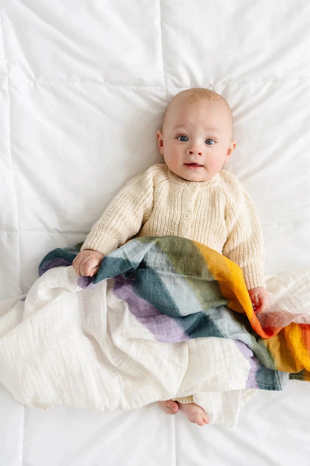 Rainbow Connection Swaddle Clementine Kids Baby & Toddler Lil Tulips