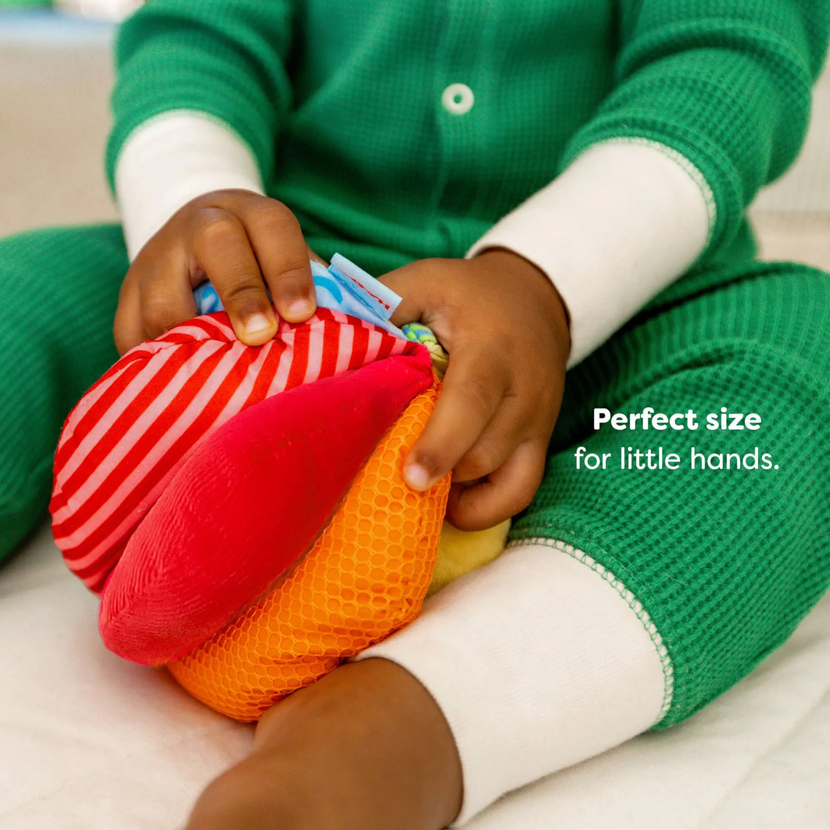 Rainbow Fabric Baby Ball haba Lil Tulips