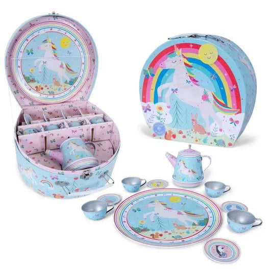 Rainbow Fairy 11pc Musical Tea Set Floss and Rock Lil Tulips