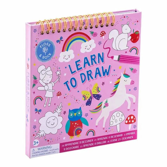 Rainbow Fairy Learn To Draw Art Set For Kids Floss and Rock Lil Tulips