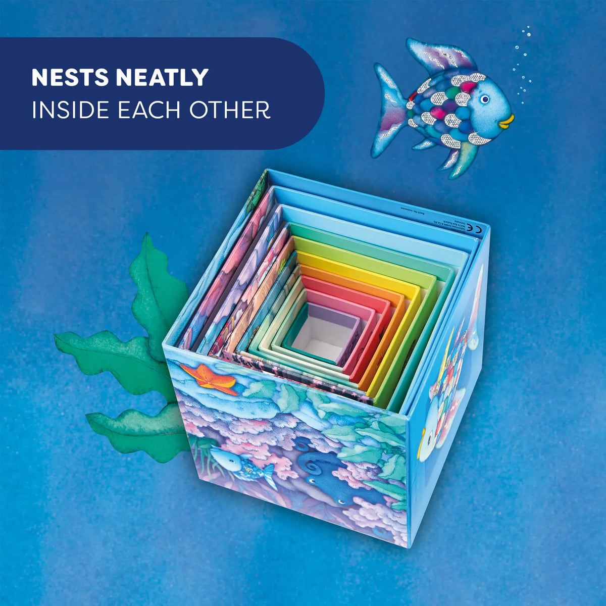 Rainbow Fish Stacking & Nesting Cubes HABA Lil Tulips
