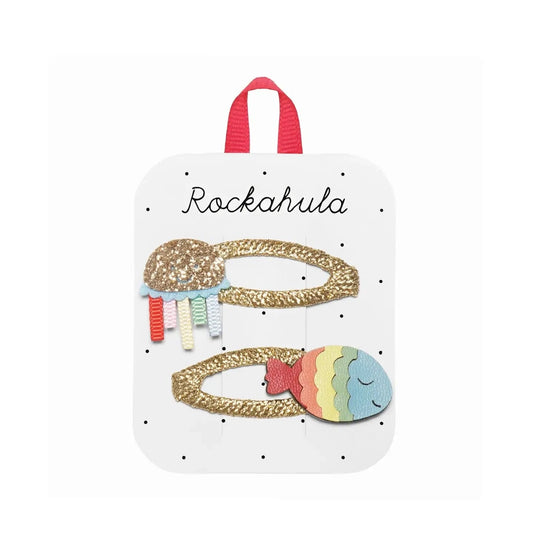 Rainbow Sea Friends Clips Rockahula Kids buble Lil Tulips