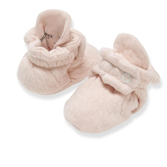 Ranunculus Quilted Bee Booties Burt's Bees Baby Lil Tulips