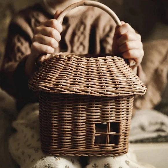 Rattan Hutch Small Basket Olli Ella Lil Tulips