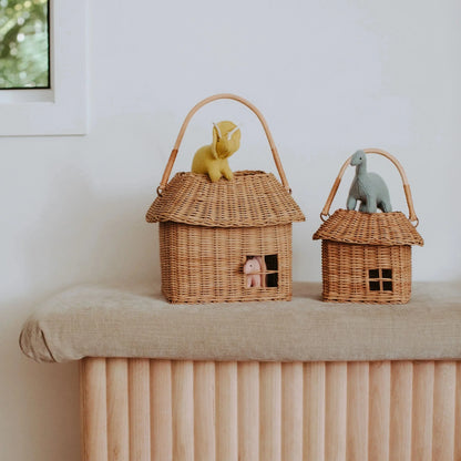 Rattan Hutch Small Basket Olli Ella Lil Tulips