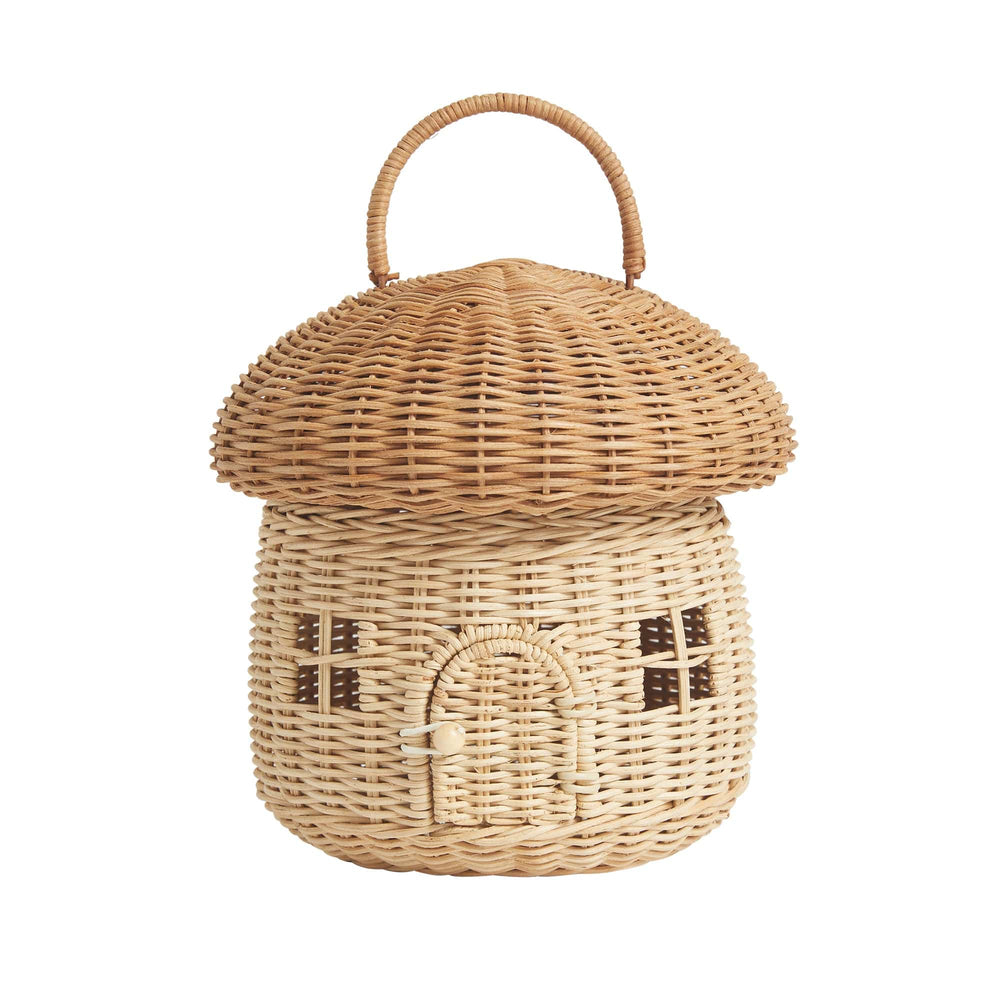 Rattan Mushroom Basket Olli Ella Lil Tulips