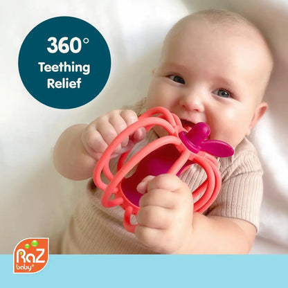 Raz-Apple Teether & Rattle Toy RazBaby RazBaby Lil Tulips