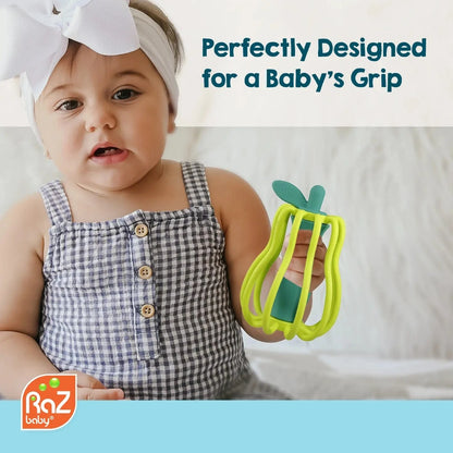 Raz-Pear Teether & Rattle Toy RazBaby RazBaby Lil Tulips