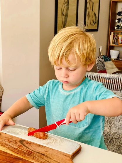 Red Child Safe Knife Kiddikutter Lil Tulips