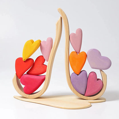 Red Hearts Building Set Grimm's Lil Tulips