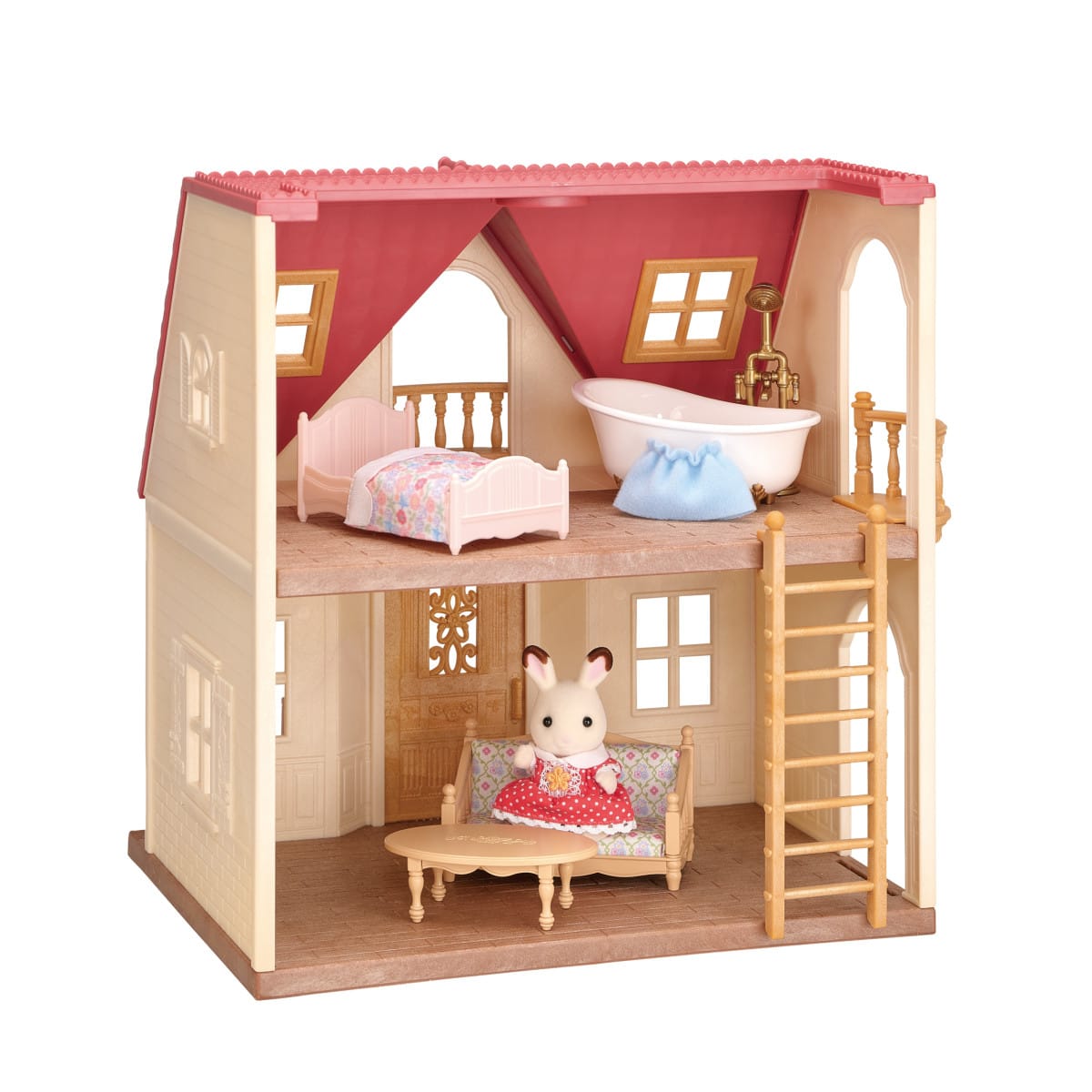 Red Roof Cozy Cottage Calico Critter Lil Tulips