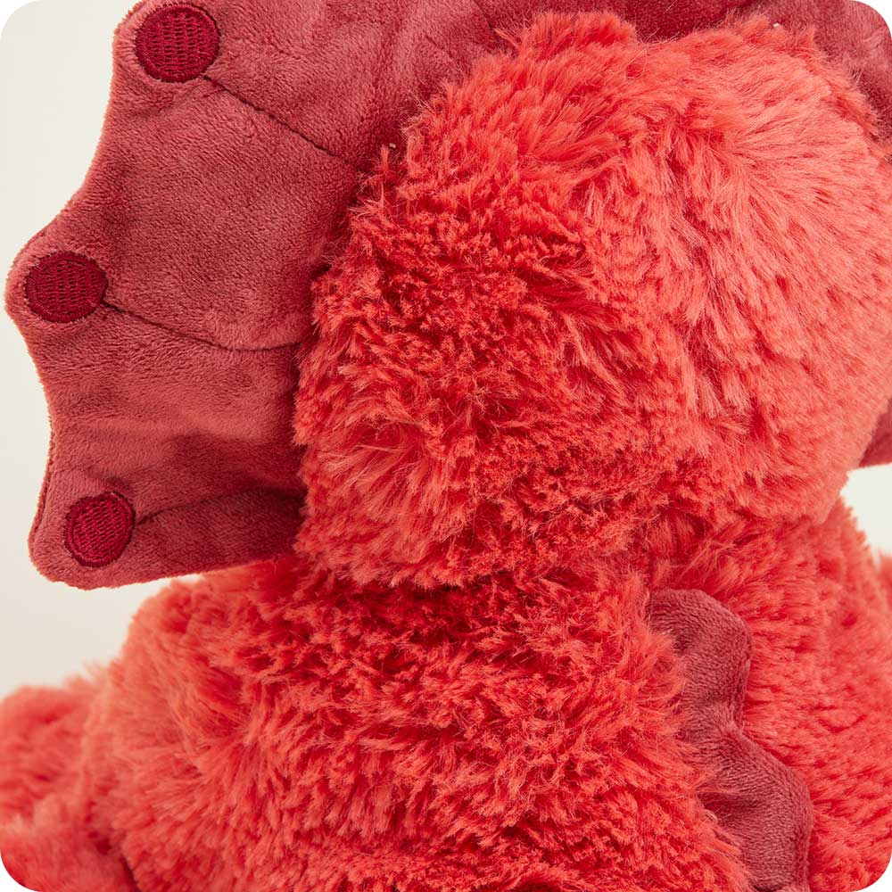 Red Triceratops Warmies Warmies Lil Tulips