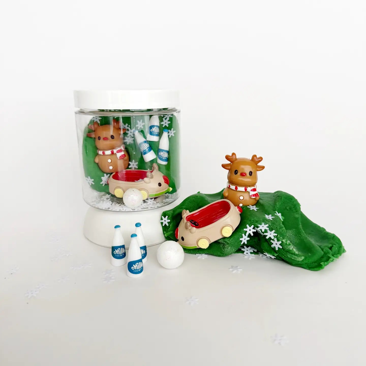 Reindeer Games Mini Dough-To-Go Earth Grown KidDoughs Lil Tulips