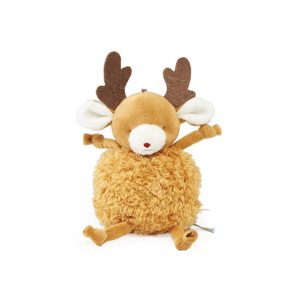 ReinDeer Me Roly Poly Stuffed Animal Bunnies by the Bay no points Lil Tulips